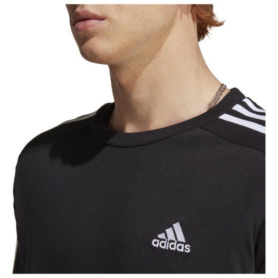 Adidas Ανδρική κοντομάνικη μπλούζα Essentials Single Jersey 3-Stripes Tee Adidas Ανδρική κοντομάνικη μπλούζα Essentials Single Jersey 3-Stripes Tee